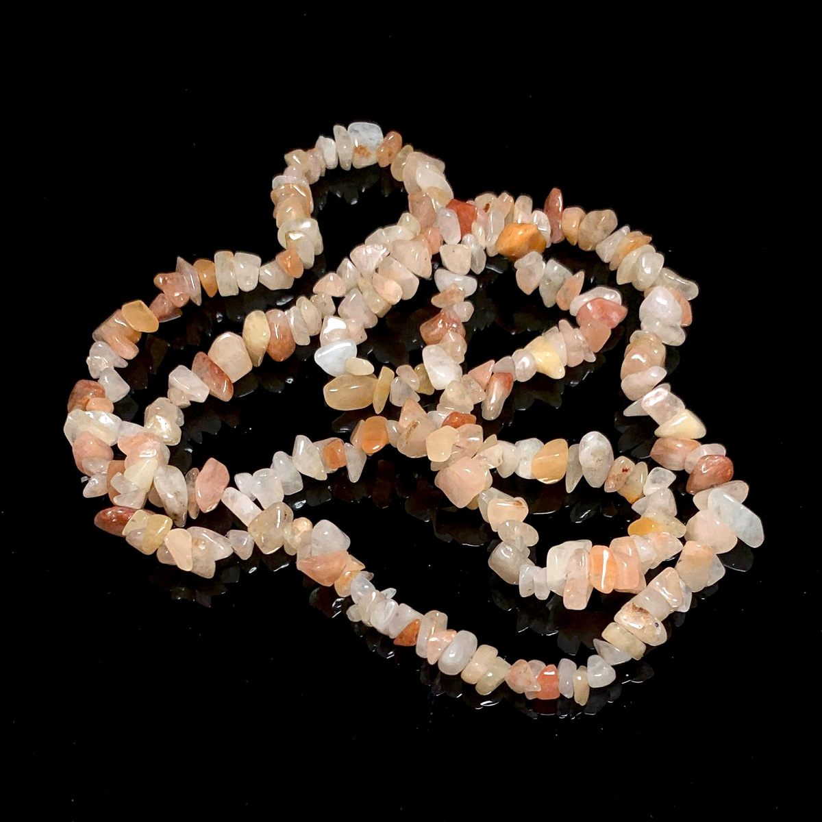 Satyaloka Rose 阿賽斯特萊精磨碎石串珠項鍊 (252-5)