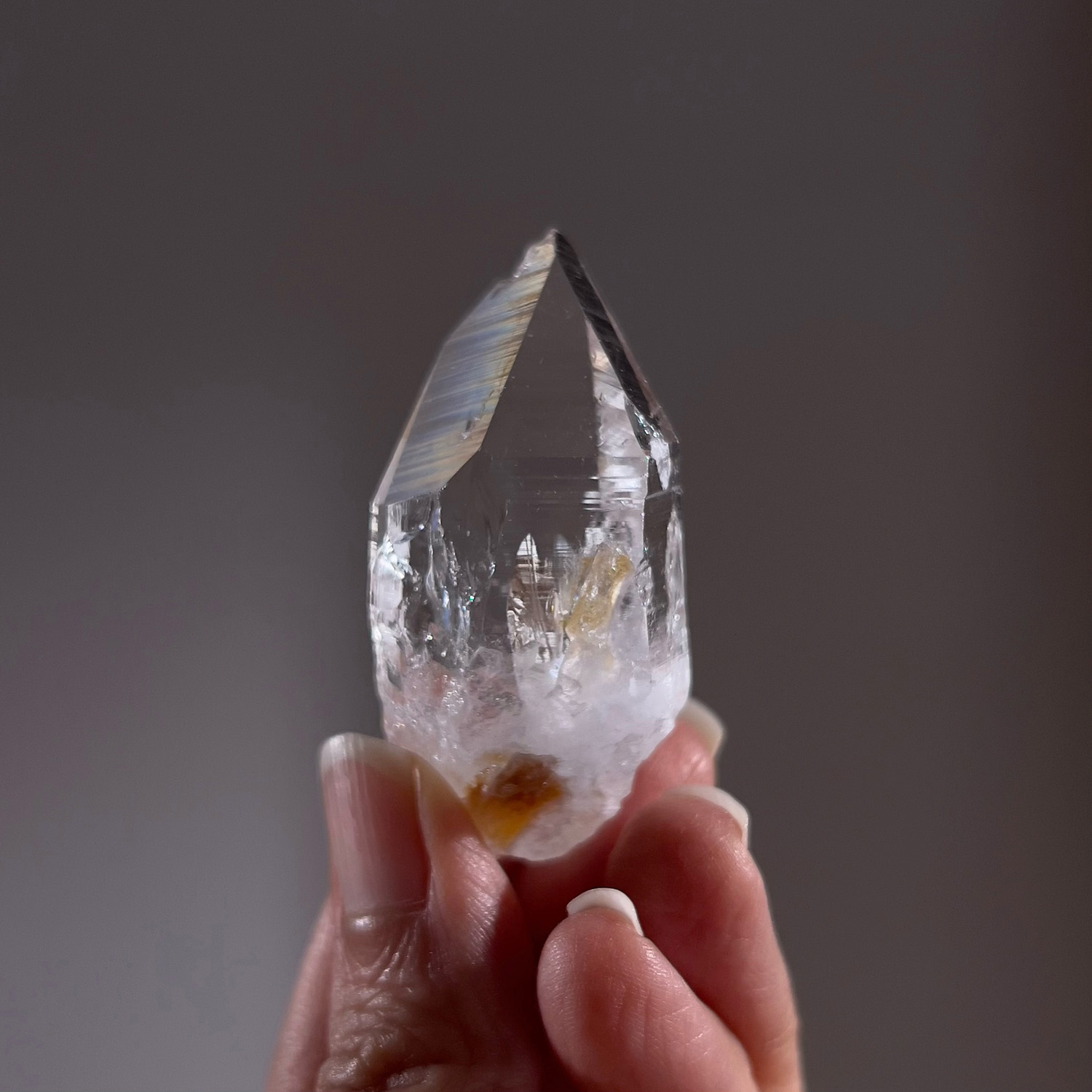 哥倫比亞．列木里亞水晶 #特殊符紋 25g (257-3)