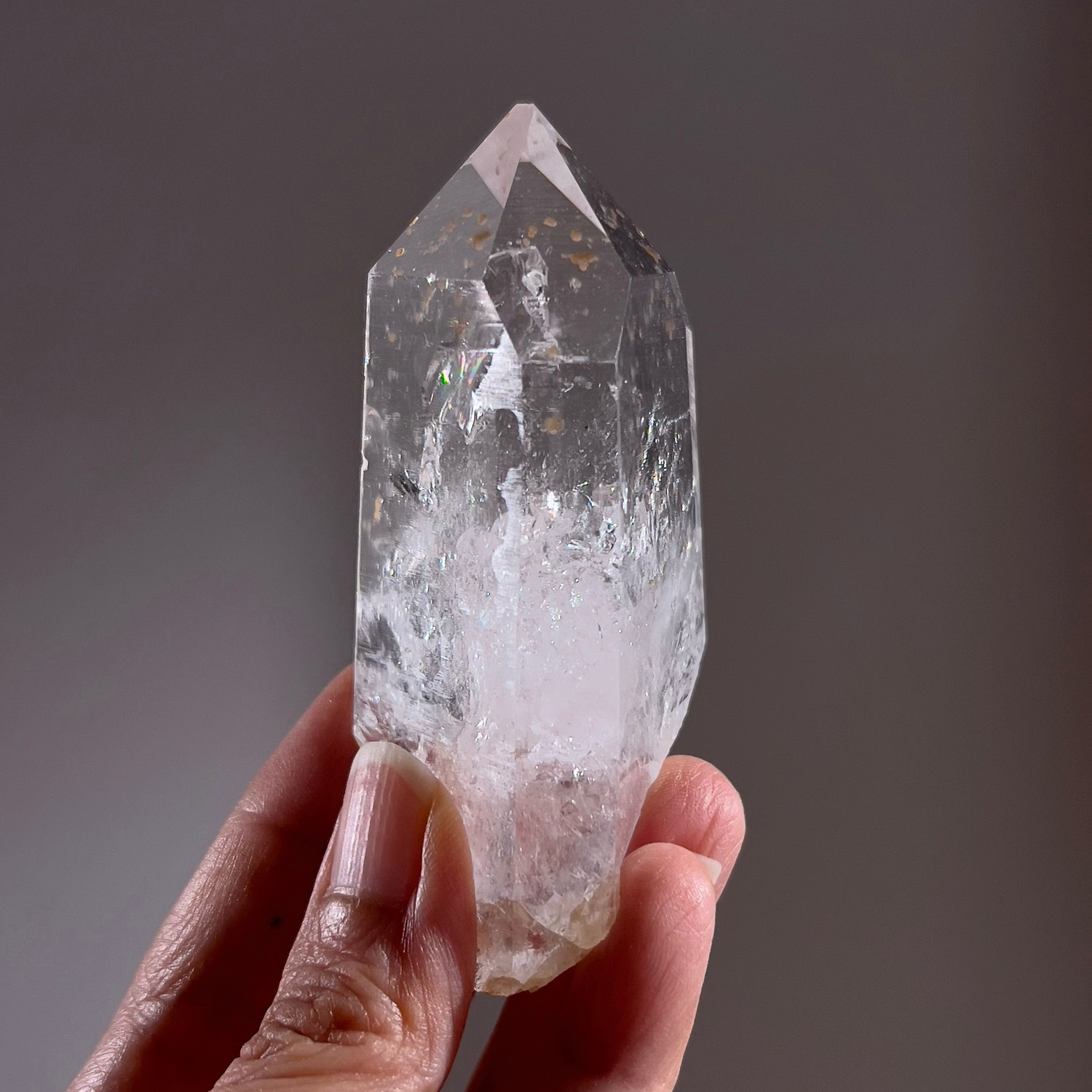 哥倫比亞．列木里亞水晶 #艾希斯女神大師水晶 #資料庫水晶 100g (257-9)