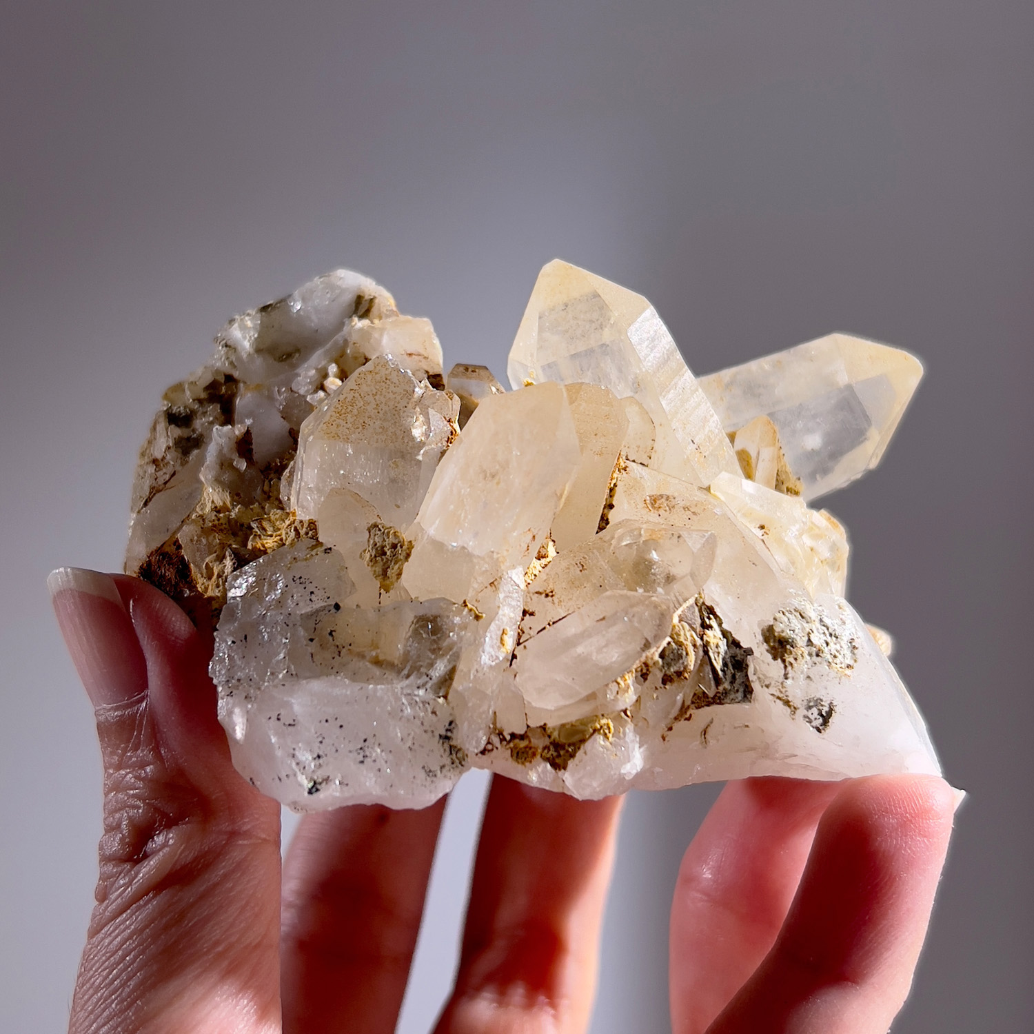 西藏喜馬拉雅水晶簇 #風水型 #壇城 198g (259-1)