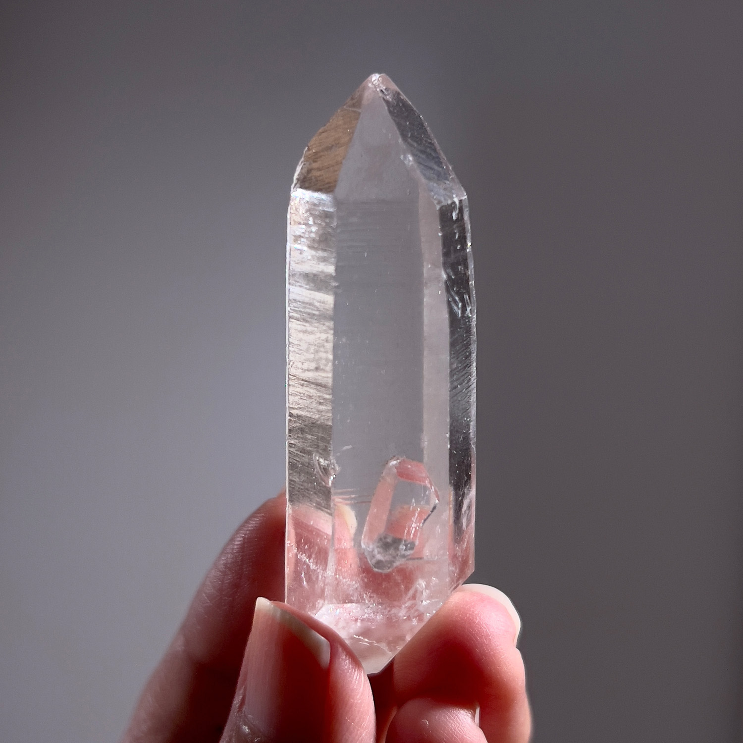 哥倫比亞．列木里亞雙尖水晶 #資料庫水晶 (25g-25a-6)