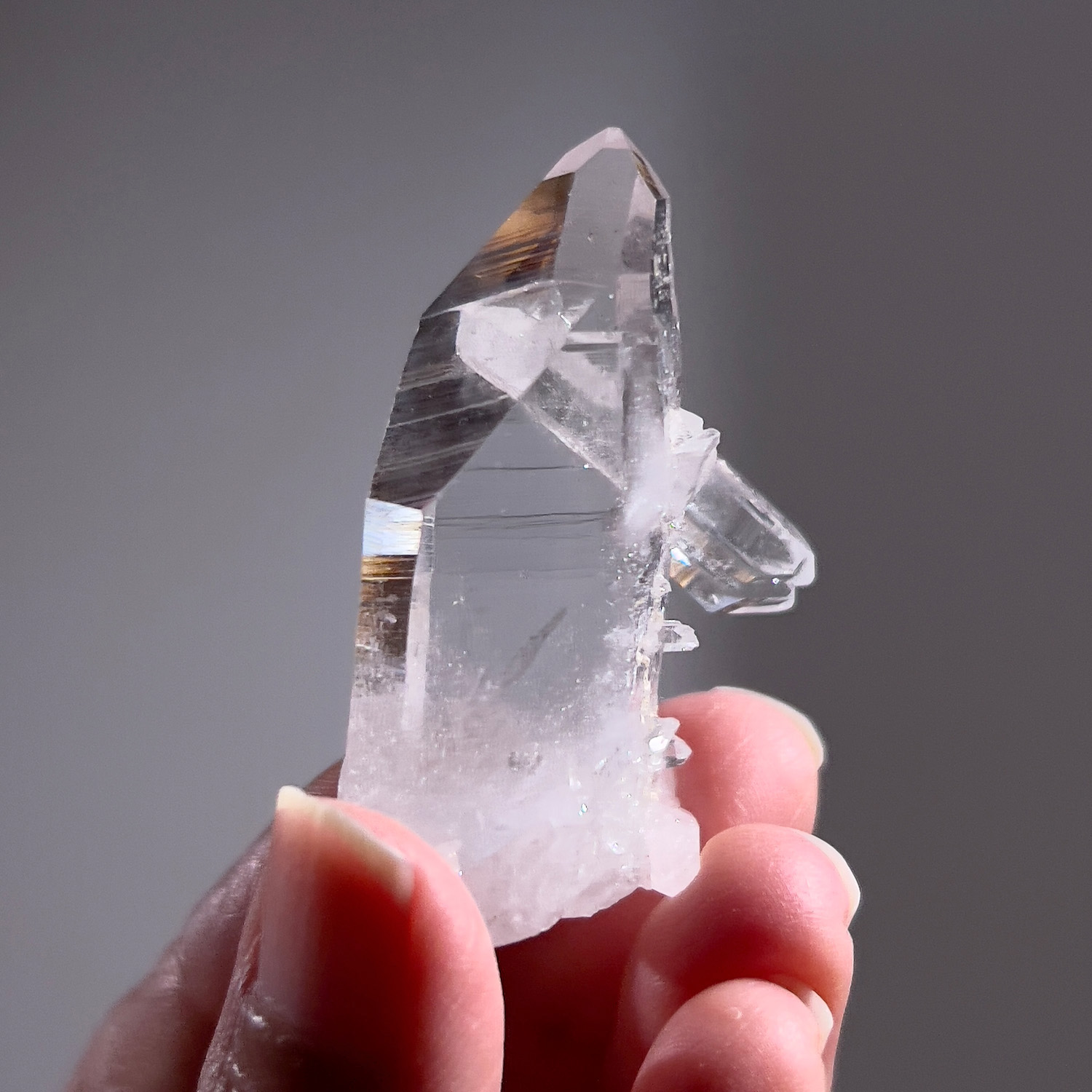 哥倫比亞.列木里亞水晶 #八邊形接地水晶 (22g-25a-9)