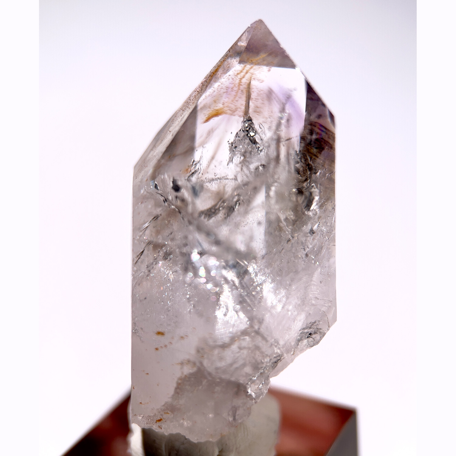 納米比亞-布蘭登堡幻影紫水晶 #水膽 #時光隧道大師水晶 39g (25b-27)