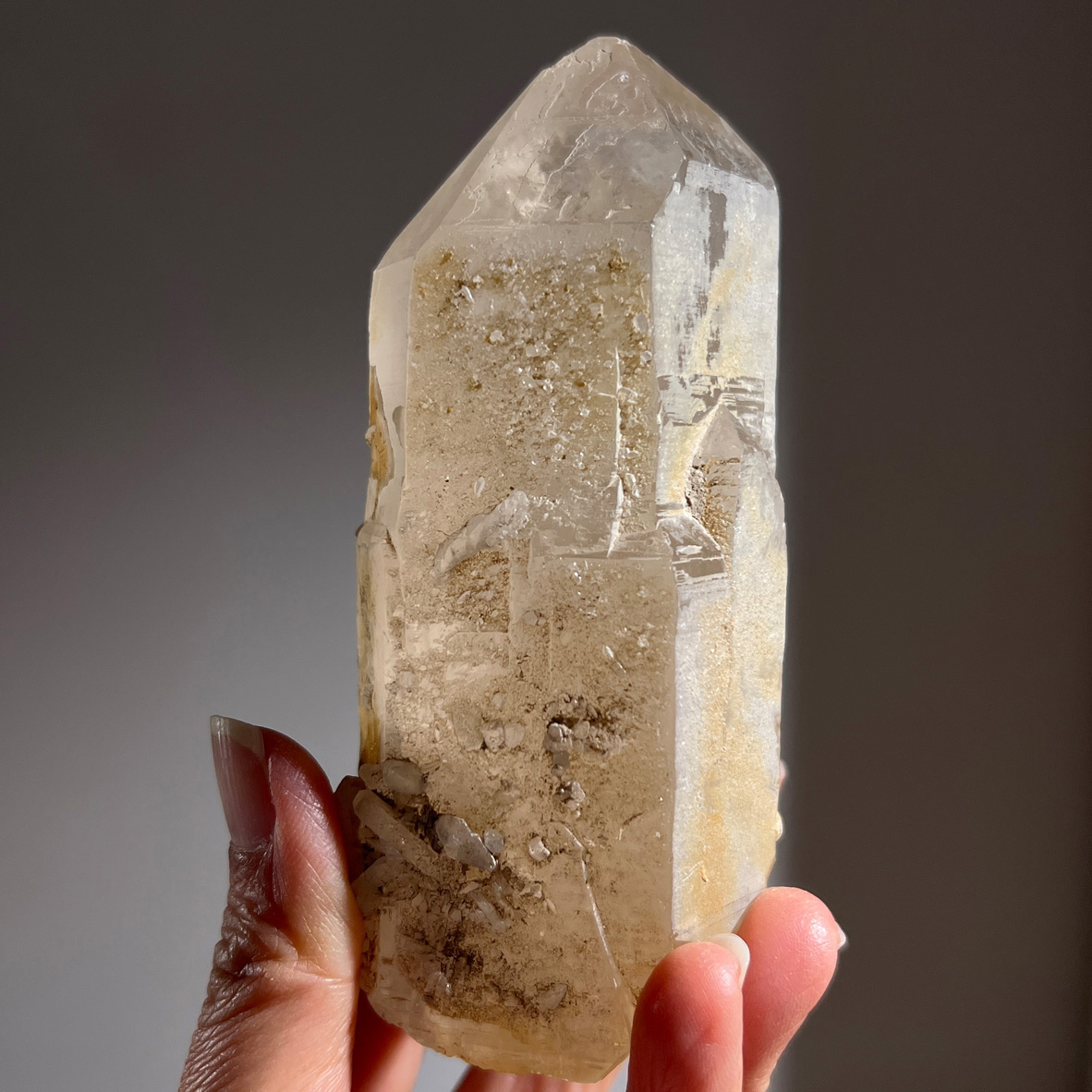 巴基斯坦喜馬拉雅水晶 #艾希斯女神大師水晶 317g (261-14)